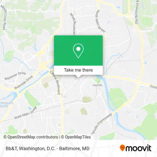 Bb&T map