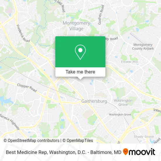 Best Medicine Rep map