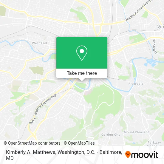 Kimberly A. Matthews map