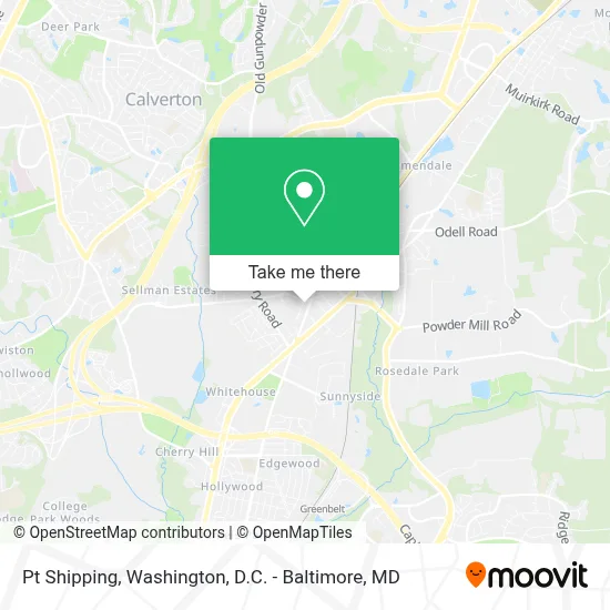 Pt Shipping map