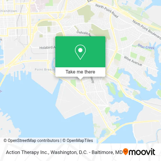 Action Therapy Inc. map