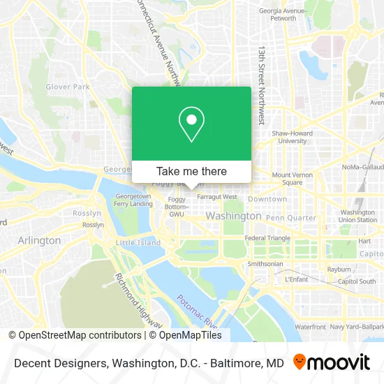 Decent Designers map