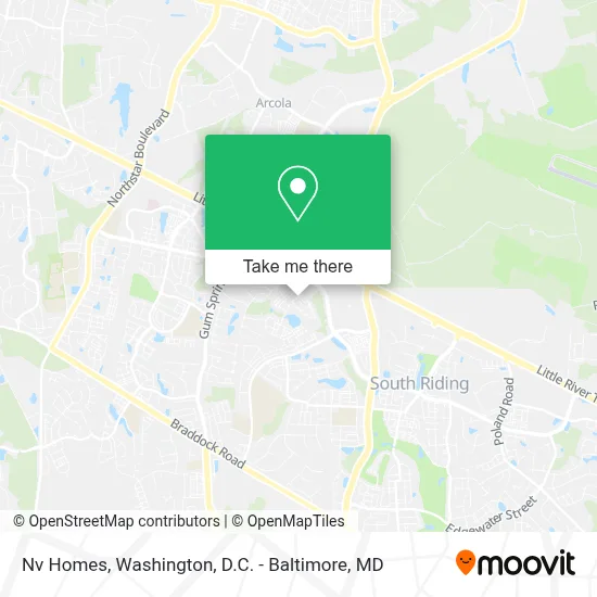 Nv Homes map