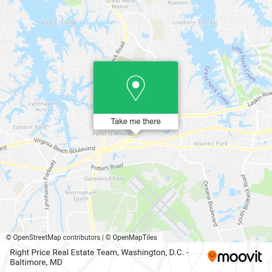 Right Price Real Estate Team map