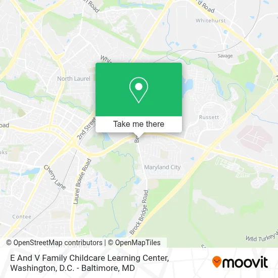 E And V Family Childcare Learning Center map