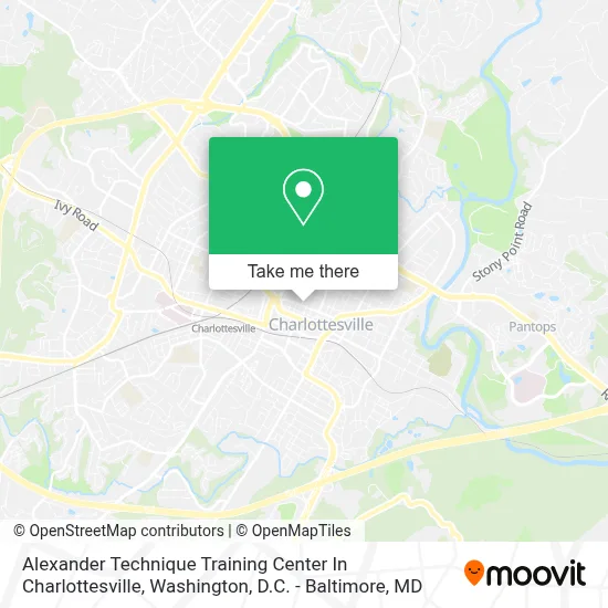 Alexander Technique Training Center In Charlottesville map