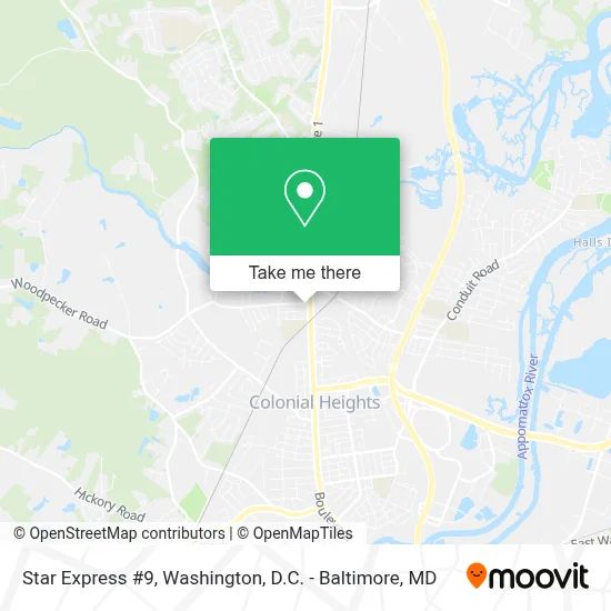 Star Express #9 map