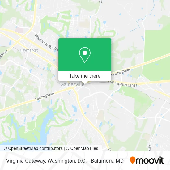 Virginia Gateway map