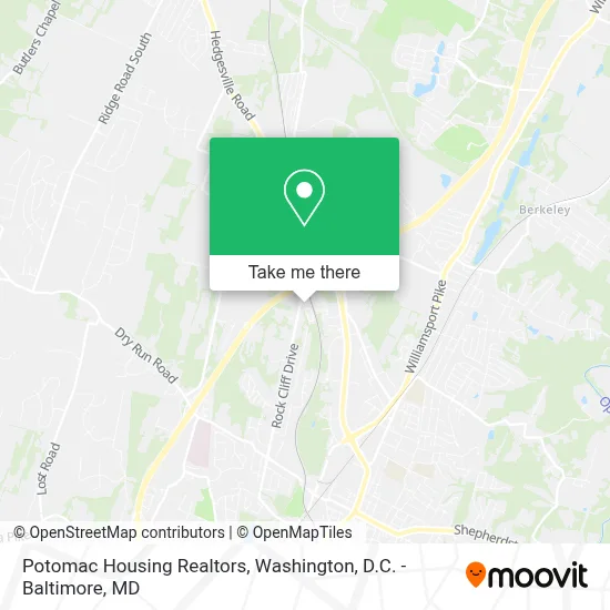 Potomac Housing Realtors map