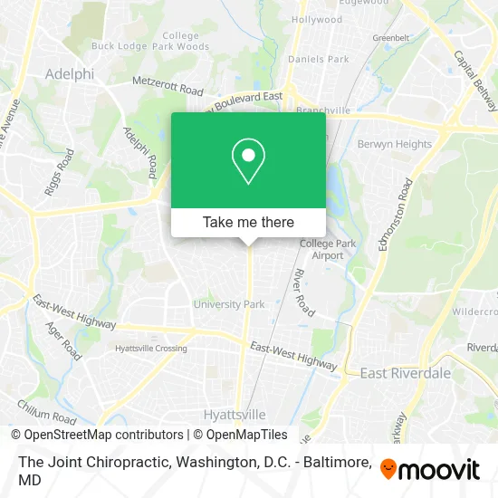 The Joint Chiropractic map