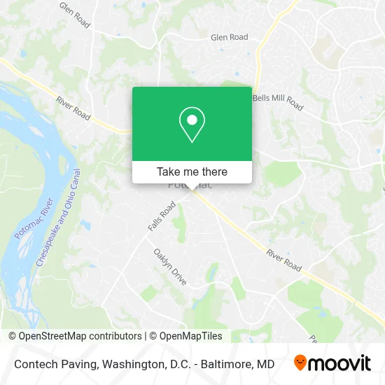 Contech Paving map