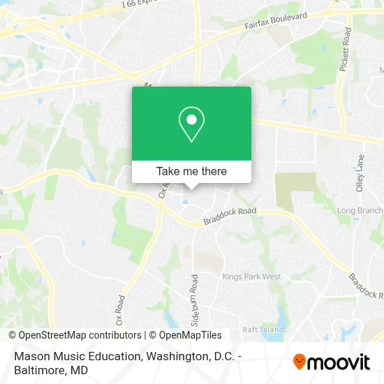 Mason Music Education map