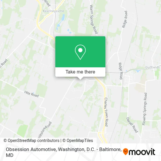 Obsession Automotive map