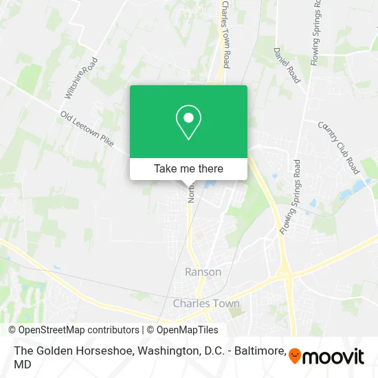 The Golden Horseshoe map