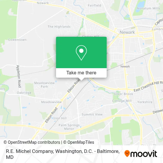 R.E. Michel Company map
