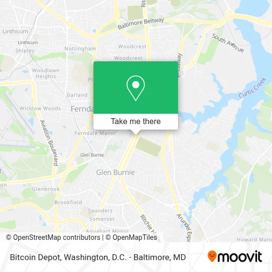 Bitcoin Depot map