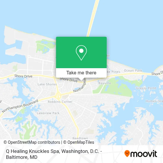 Q Healing Knuckles Spa map