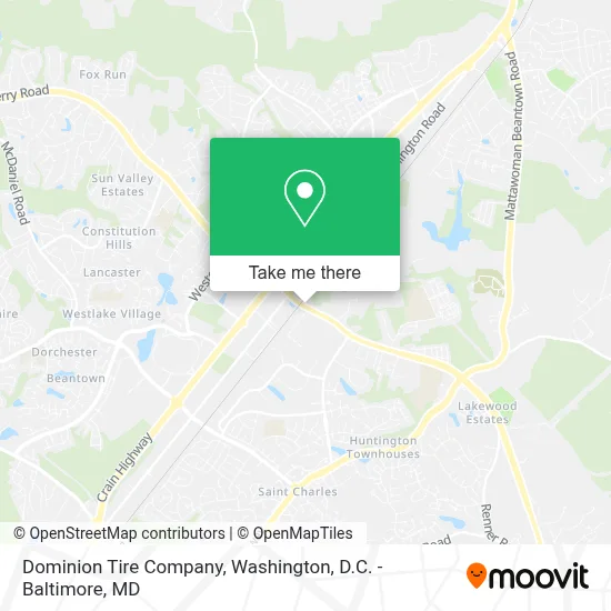 Dominion Tire Company map
