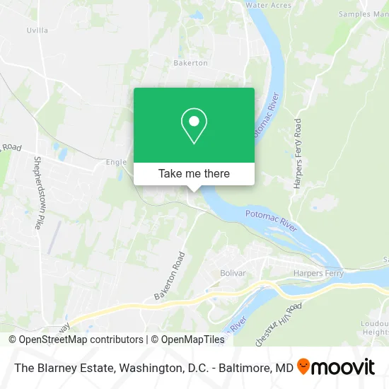 The Blarney Estate map