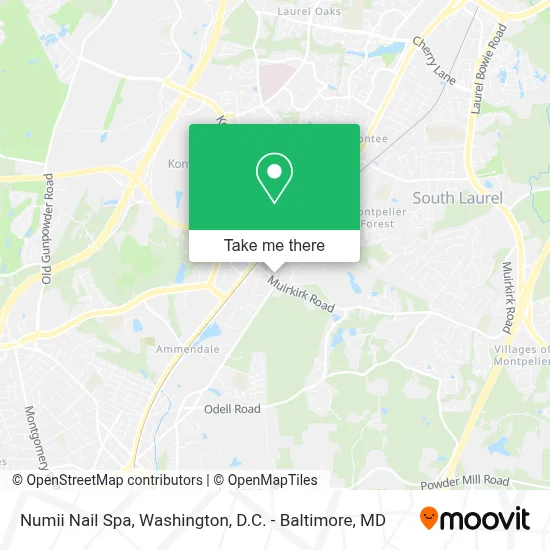 Numii Nail Spa map