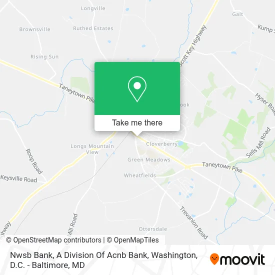 Nwsb Bank, A Division Of Acnb Bank map