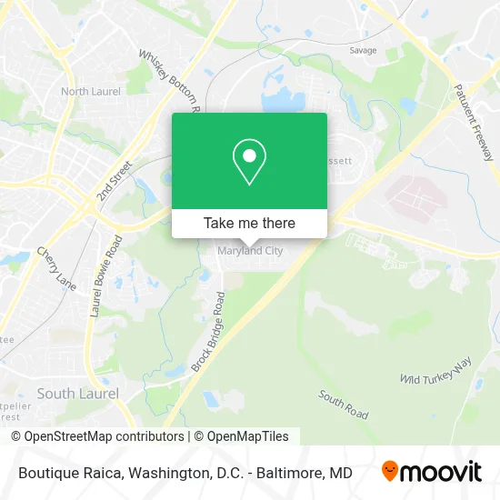 Boutique Raica map