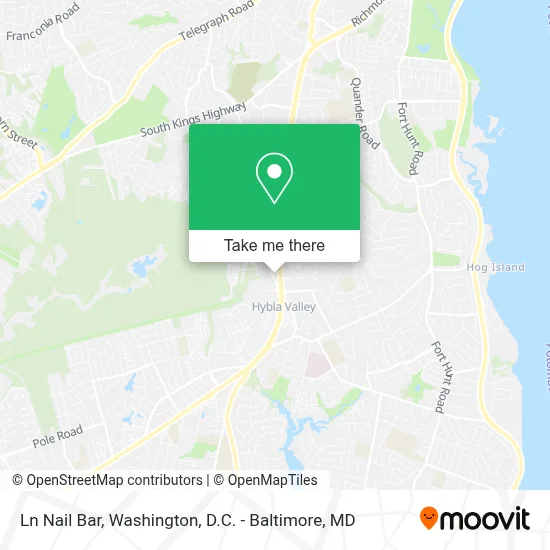 Ln Nail Bar map