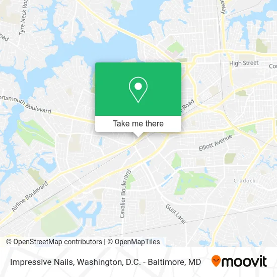 Impressive Nails map