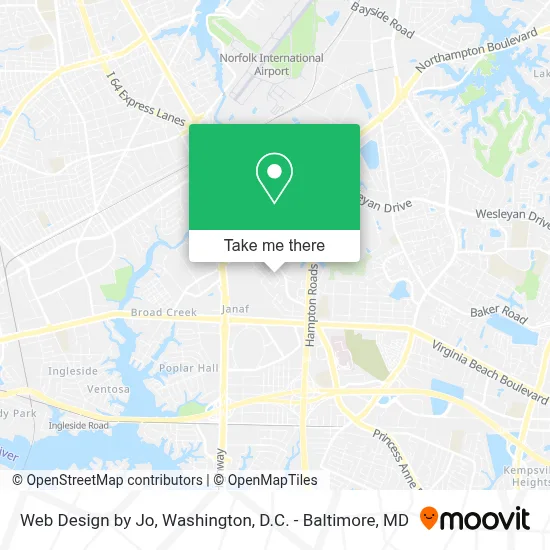 Web Design by Jo map