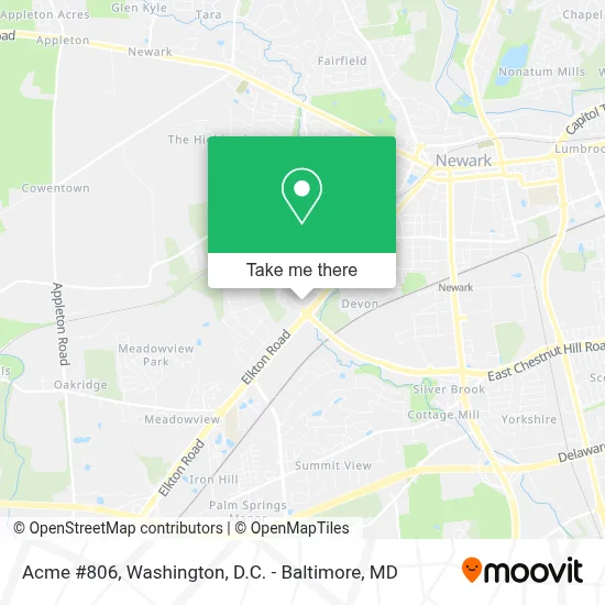 Acme #806 map