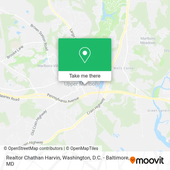 Realtor Chathan Harvin map