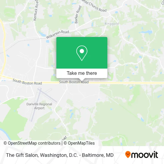 The Gift Salon map