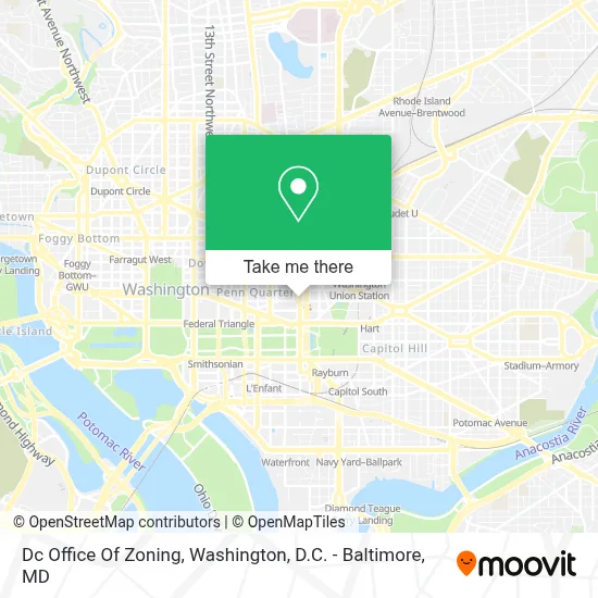 Dc Office Of Zoning map