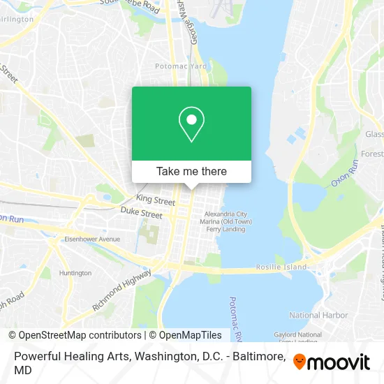 Powerful Healing Arts map