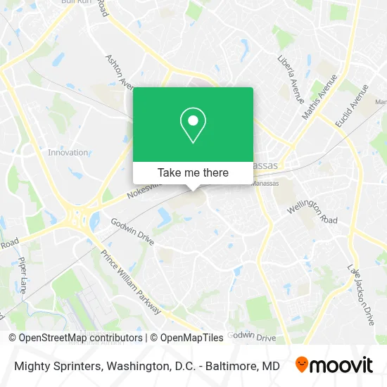 Mighty Sprinters map