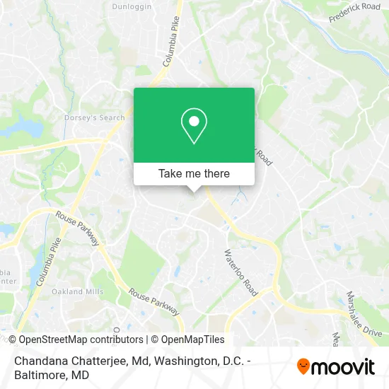 Chandana Chatterjee, Md map