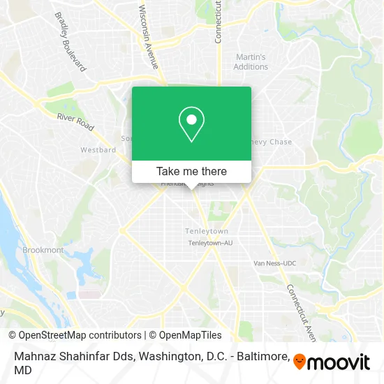 Mahnaz Shahinfar Dds map