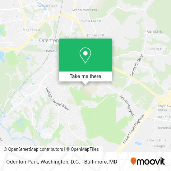 Odenton Park map