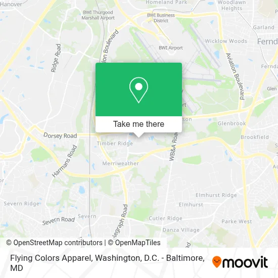 Flying Colors Apparel map
