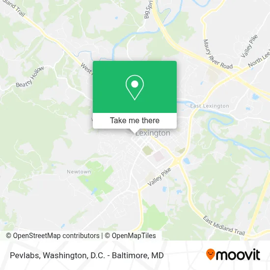 Pevlabs map