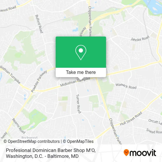 Profesional Dominican Barber Shop M'O map