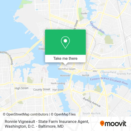 Ronnie Vigneault - State Farm Insurance Agent map
