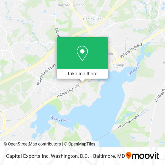 Capital Exports Inc map