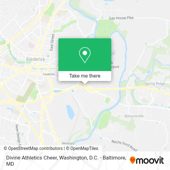 Divine Athletics Cheer map