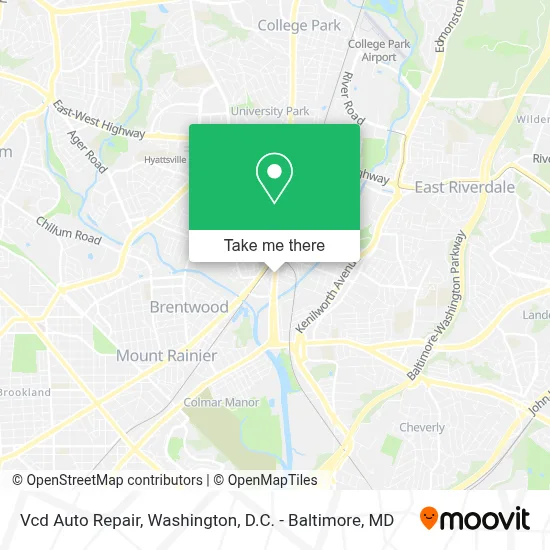 Vcd Auto Repair map