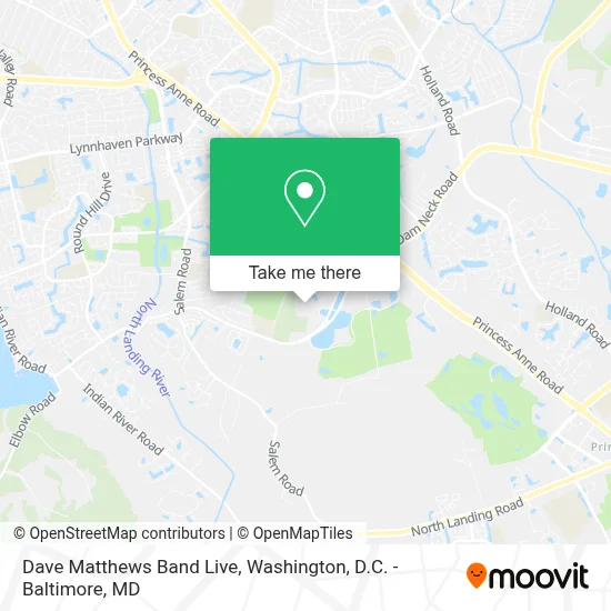 Dave Matthews Band Live map