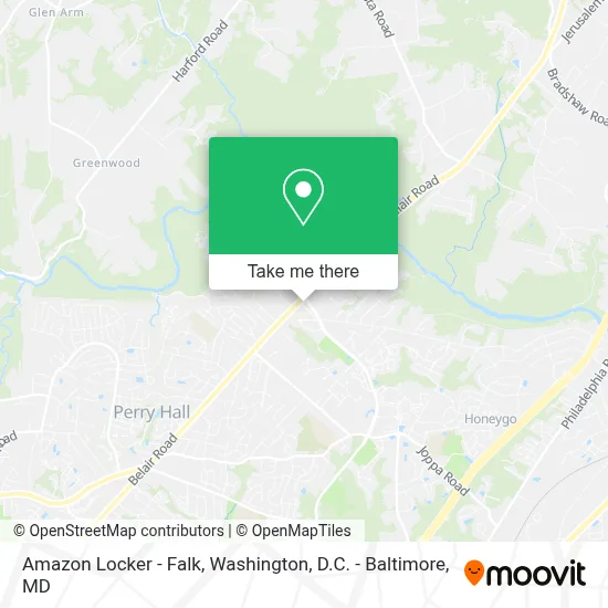 Amazon Locker - Falk map