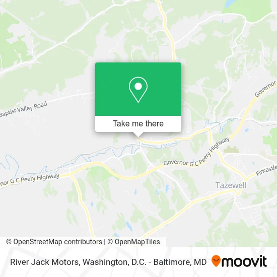 River Jack Motors map