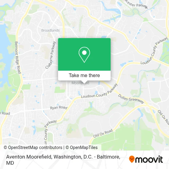 Aventon Moorefield map
