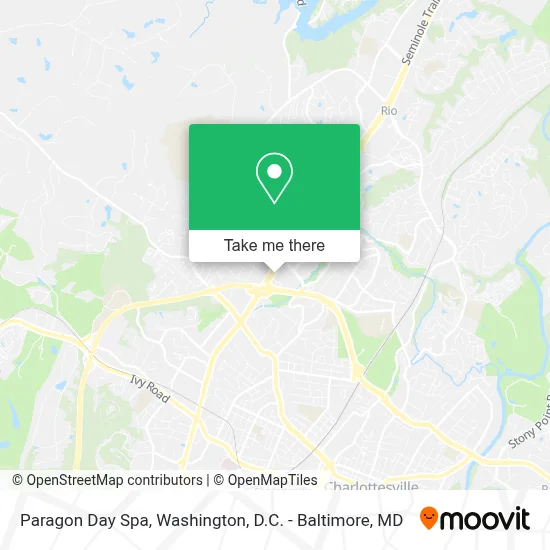 Paragon Day Spa map